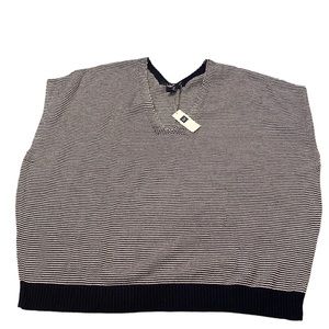 Gap NWT Lightweight Sweater Vest, Size Large, 100% Cotton